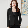 The new spring and autumn fashion Korean Slim white short coat female long-sleeved black shirt Blazers small suit jacket female