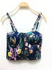 Thin 2022 new arrival Short Design Crop Tops Vintage Spaghetti Strap Bra Bustier Crop Top Corsets Vest Camisole Tank Top 111