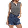 Brand 2022 Summer Style Women Ripped Hole Denim Shorts High Waist Female Sexy Mini Short Jeans Lady Bottoms Plus Size