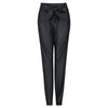 Tilorraine popular European and American women's casual PU pants leather pants including belt