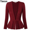 Slim Office Lady Blazers Work Wear Business Jacket Short Tunic Top 2022 Summer Autumn Elegant Outwear blazer feminino