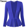 Slim Office Lady Blazers Work Wear Business Jacket Short Tunic Top 2022 Summer Autumn Elegant Outwear blazer feminino