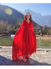 Tingfly Bohemian Floor Length Long Chiffon Summer Dress  Party Dinner Dresses Lady Haut Boho Holiday Beach Vestidos Zaful