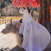 Tingfly Bohemian Floor Length Long Chiffon Summer Dress  Party Dinner Dresses Lady Haut Boho Holiday Beach Vestidos Zaful