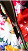 Tingfly Runway  Satin Silky Floral Party Birthday Night Dresses Sexy Bodycon Sheath Draped Long Dress Haut Plus Size Robes
