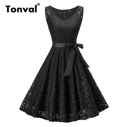 Plus Size 3XL Floral Lace Vintage Summer Dress Women White Retro Tunic Dresses A Line Party Elegant Dress