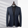 Top Grade Designer Brand Casual Korean Jacket Regular Fit Blazer For Men Elegant Wedding Suit Coat Men's Clothes