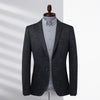 Top Grade Designer Brand Casual Korean Jacket Regular Fit Blazer For Men Elegant Wedding Suit Coat Men's Clothes