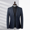 Top Grade Designer Brand Casual Korean Jacket Regular Fit Blazer For Men Elegant Wedding Suit Coat Men's Clothes