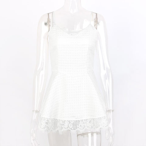 White Sexy Lace Camis Tops Women 2022 Summer New Fashion Sling Crop Top Casual Sleeveless Summer Vest Top Female