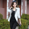 Trendy Women Blazers Solid Long Sleeve Elegant Female Outerwear Slim Korean Style Fashion Females Jacket Casual Womens Blazer