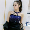 Trendy women's suspenders camisole female Sexy tops thin hot diamond backless women Chic vest bottoming female tide nice tops