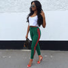 Trousers for women 2022 New sporty sweatpants track pencil pants Casual Side stripe hare Botto High quality long green pants