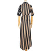 Long Striped Dress Summer 2022 Woman Polka Dot Dress Patchwork Casual Boho Shirt Dress Women Robe Longue Femme Ete