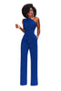 Women Off Shoulder Casual Jumpsuits Wide Leg Pants Summer Elegant Rompers Womens Jumpsuit Party Overalls Female