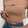 Turtleneck Knitted Sweaters Women Solid Sexy Sheath Hollow Out Sweatshirts Autumn Long Sleeve Pullovers Female Crop Tops