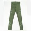 Two Lines Printed Push Up Leggings Elastic Casual Green Black Color Workout Pants Fitness High Waist Slim Leggings Women