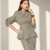 Two Piece Blazer Set Women Office Set 2 Pieces Elegant Work OL Blazer And Shorts Coat Woman Sexy Chic Suit 2023 Summer Clothes