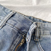Two-piece suit women's summer 2022 Korean denim jacket + high waist denim skirt