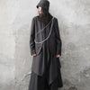 UMI MAO YOJI Yamamoto Niche Deconstruction Dark Japanese Long-sleeved Black Jacket Female 2023 Stitching Design Loose Y2K