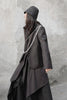 UMI MAO YOJI Yamamoto Niche Deconstruction Dark Japanese Long-sleeved Black Jacket Female 2023 Stitching Design Loose Y2K