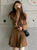 UNXX Autumn Product Small Fragrance Style Ladies Two-piece Long-sleeved Blazer Ladies Short Coat+high-waisted Skirt  Skirts