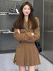 UNXX Autumn Product Small Fragrance Style Ladies Two-piece Long-sleeved Blazer Ladies Short Coat+high-waisted Skirt  Skirts