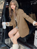 UNXX Blazer Women Spring Autumn 2023 Black Loose Woman Korean Style Black Suit Jacket Blazers for Women Office Lady Harajuku