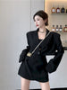 UNXX Casual Korean Two Piece Set Woman Office Style Elegant Skirt Suits Autumn Slim Long Sleeve Coat Designer Mini Skirt