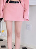 UNXX  Sweet Pink Blazer Skirt Set Girl Suit Coat +Camisole+ Mini Skirt Suit Female 3 Piece Set Women Summer Fall New