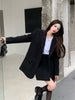 UNXX Korean Two Piece Set Woolen Blazer Women Office Lady A Line Skirt Sets Female Split Autumn Winter Clothing 2 Piece Suits