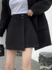 UNXX Korean Two Piece Set Woolen Blazer Women Office Lady A Line Skirt Sets Female Split Autumn Winter Clothing 2 Piece Suits
