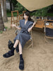 UNXX Korean Version of The Design Sense Suit Female Xia Yang Style Bow Blazer Short Top+high Waist Skirt Two-piece Tide