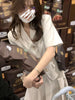 UNXX Set Female Retro Chic Summer Professional Suit Top + Pleated Skirt Age-reducing Two-piece Suit Female Office Lady