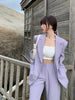 UNXX Spring Summer Women Blazer Pantsuit Long Sleeve Jacket Pants Two Piece Set Female Business Casual Trousers Suit Y2k