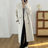 Unireal 2023 Autumn Women Long Blazer Overcoats Streetwear Lady Double Breasted Suit Jacket Coats