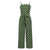 Sexy V Neck Sleeveless Striped Boho Jumpsuit Women 2022 Summer Smocked Pocket Wide Leg Rompers Streetwear Overalls