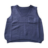 V-Neck Sweater Sleeveless Vest women 2019 New with Pokcet Irregularity knitted Sweaters Office Lady Loose fashion vests Tops