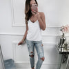 V Neck Womens Satin Lace Tops 2022 Summer Sleeveless Tank Tops Vest Camisole Silk Camis Blusas Black Casual Tees Camisa