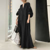 VANOVICH Korean Japan Style Long Loose Casual Lantern Sleeve Dress 2022 Fall Big Size Shirt Dress