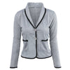 Spring Autumn Ladies Blazers 2022 New women suits Long sleeve Casual Notches short blazers and Jacket women Outwear