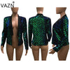 Hot Fashionable Popular 2022 Sexy Blazers Full Sleeve Women Blazers Elegant Sexy Print Blazers DN8049