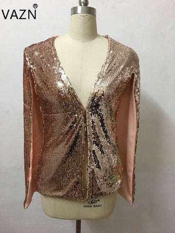 New Arrive Best Quality 2022 Popular Casual Blazers Cloak Sleeve Sexy Women Blazers 3708