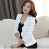 Flower V-neck Collar Blazers Birthday Shopping Office Lady White Blazers Spring Petal Candy Color Suit Coat Jackets