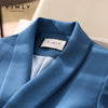 VIMLY Women Blazers Spring 2023 Office Lady Jacket Business Coats Outwear Female Loose Blazer F8605