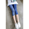 Floral Printing Capris Leggings Lady's Casual Stretched Graffiti Tie dyed Elastic Cropped Trousers Summer Women Legging