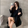 Vangull 2022 Autumn Blazer Women Single Breasted Oversized Suit Jacket Office Ladies Loose Plus Size Long Sleeve Out Wear Blazer