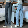 Varofi High-waisted jeans women's loose, straight, floor-length pants woman jeans y2k jeans baggy jeans women high waisted jeans