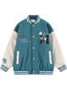 Varsity Baseball Bomber Jacket Men Embroidery Rose Floral Letter Patchwork Jacket 2023 Harajuku Hip Hop Casual Coats Streetwear