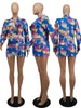 Vavcy 2022 spring tie dye front button up notched OL blazer